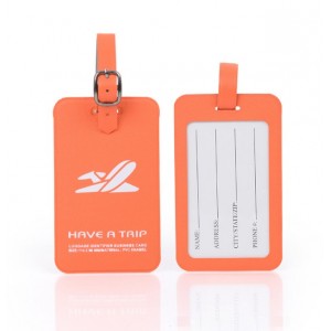 PU Leather Luggage Tag